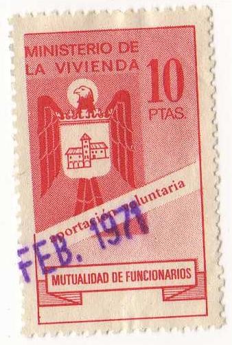 Mutualidad de Funcionarios. Ministerio de la Vivienda