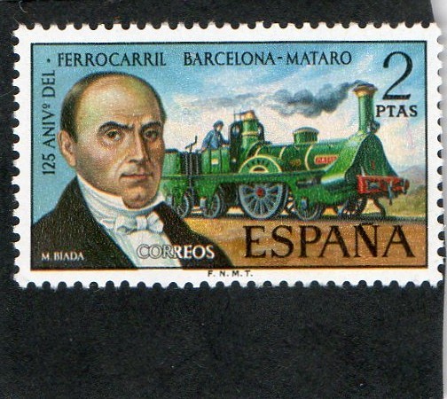 2173- 125º ANIVERSARIO DEL FERROCARRIL BARCELONA- MATARO.