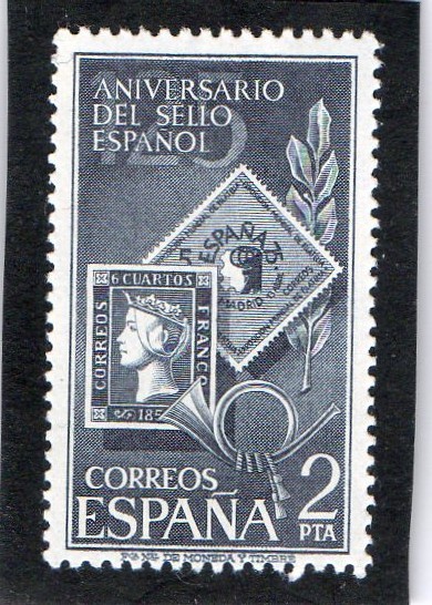 2232- 125 ANIVº  DEL SELLO ESPAÑOL- ALEGORIAS