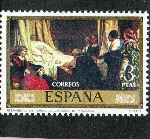 2205- TESTAMENTO DE ISABEL LA CATOLICA ( EDUARDO ROSALES ).