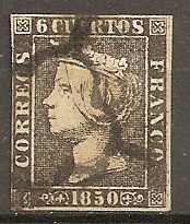 Colección de 6 cuartos Isabel II