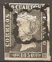 Colección de 6 cuartos Isabel II