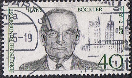 CENT. DEL NACIMIENTO DE HANS BÖCKLER, PRIMER PRESIDENTE DE LA FEDERACIÓN DE SINDICATOS ALEMANES