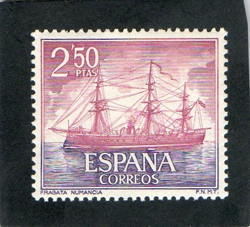 1608- HOMENAJE A LA MARINA ESPAÑOLA- FRAGATA 