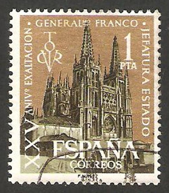 1373 - XXV anivº de la exaltación del general Franco a la jefatura del estado