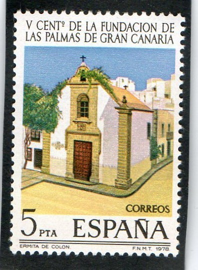 2478- V CENTENARIO DE LA FUNDACION DE LAS PALMAS DE GRAN CANARIAS