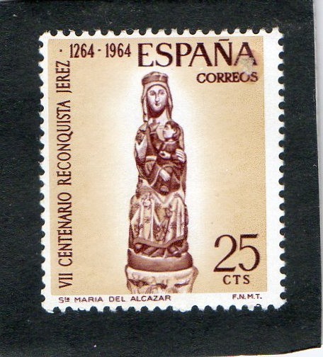 1615- VII CENT. RECONQUISTA DE JEREZ. VIRGEN DEL ALCAZAR.