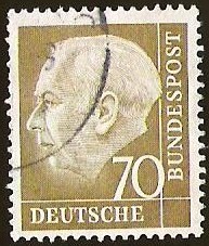 DEUTSCHE BUNDESPOST - THEODOR HEUSS