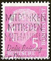 DEUTSCHE BUNDESPOST - THEODOR HEUSS