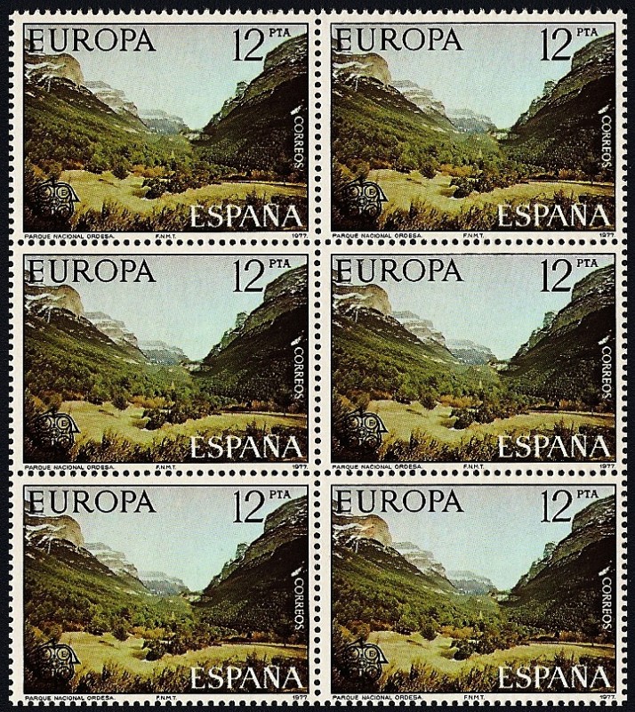 EUROPA  CEPT 1977  Parque Nacional de Ordesa