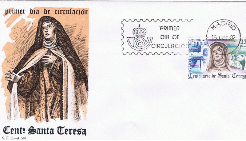 SPD IV CENT. DE LA MUERTE DE SANTA TERESA DE AVILA