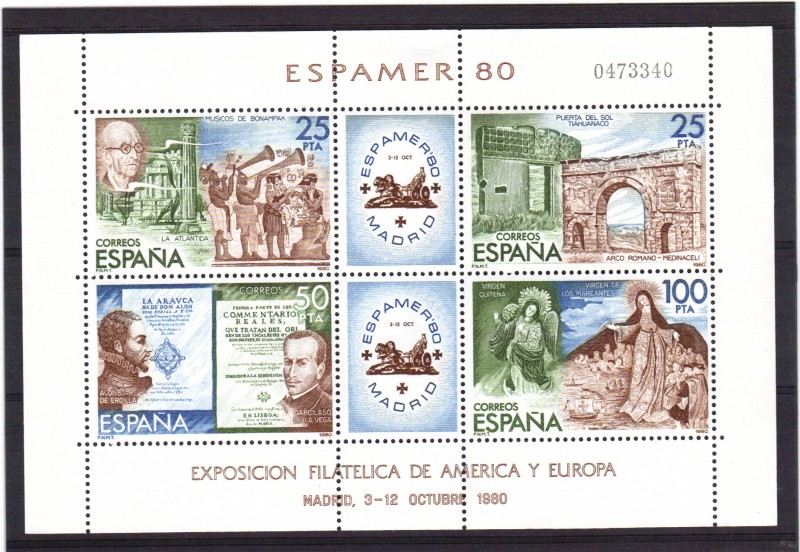 ESPAMER 80 Exposición Filatélica de América y Europa