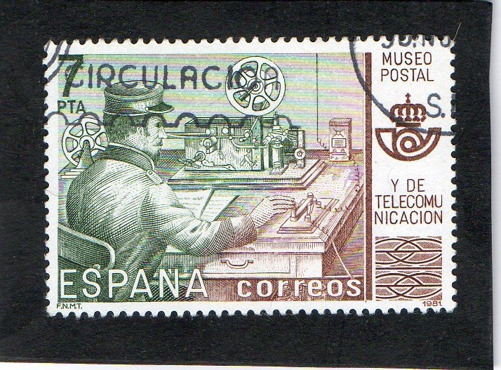 2637- MUSEO POSTAL. TELEGRAFISTA.