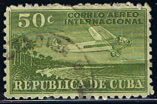 Scott  C10  Avion y costa de Cuba