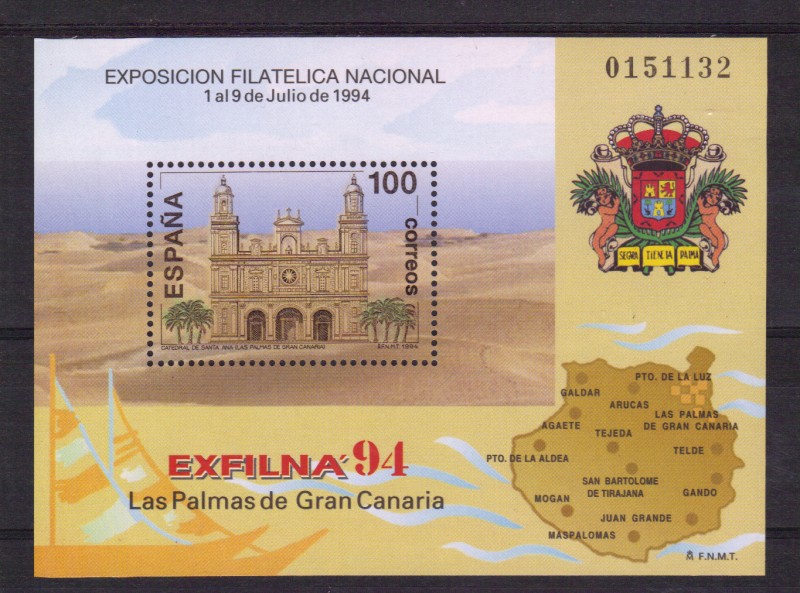 Exfilna 1994 - Catedral de Santa Ana - Las Palmas de Gran Canaria