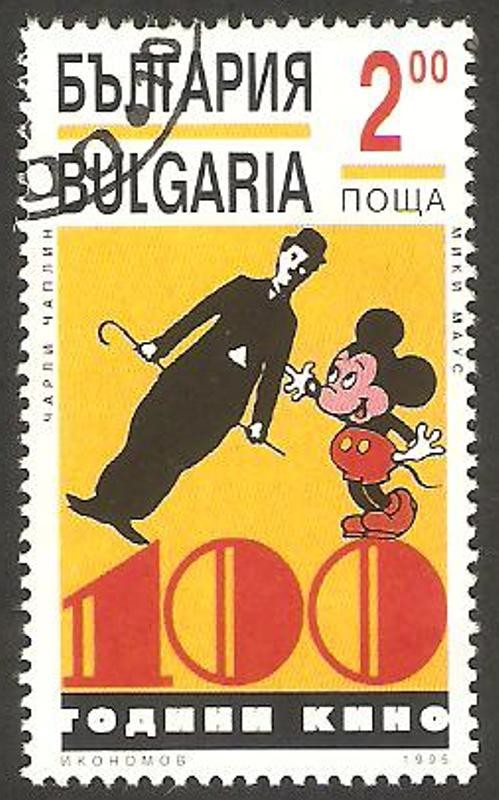 3625 - Centº del cine, Charlie Chaplin y Mickey