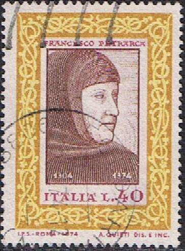 6º CENT DE LA MUERTE DE PETRARCA, POETA Y HUMANISTA