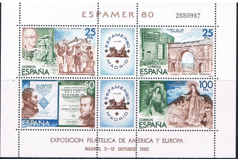 HB EXPOSICIÓN FILATÉLICA ESPAMER 80