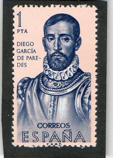 1529- FORJADORES DE AMERICA. DIEGO GARCIA DE PAREDES  ( 1510-1563 ).