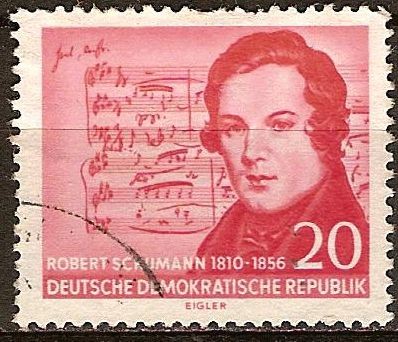  Robert Schumann (compositor) 1810-1856 (DDR)