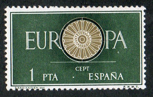 1294- EUROPA -CEPT. RUEDA DE 19 RADIOS. 