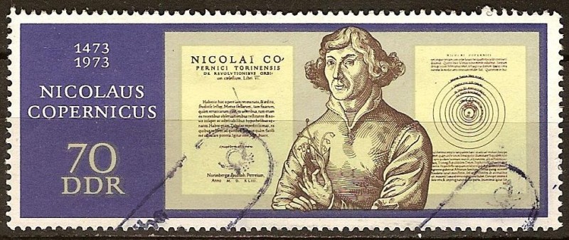  500a Cumpleaños Nícolas Copérnicos 1473-1973 (DDR).        