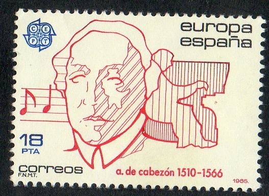 2788- EUROPA- CEPT. ANTONIO DE CABEZÓN 1510-1566.