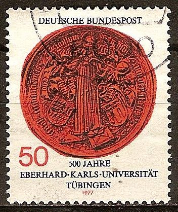 500a.Universidad-Eberhard-Karls 1477-1977 en Tübingen