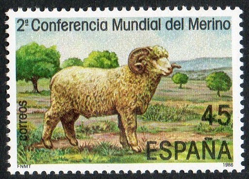 2839- II CONFERENCIA MUNDIAL DEL MERINO. CARNERO MERINO.