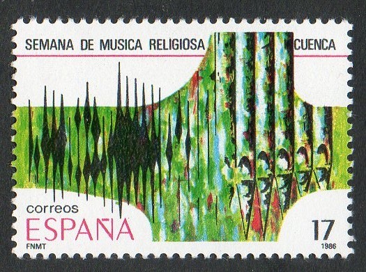 2841-  GRANDES FIESTAS POPULARES ESPAÑOLAS.  SEMANA DE MÚSICA RELIGIOSA DE CUENCA.