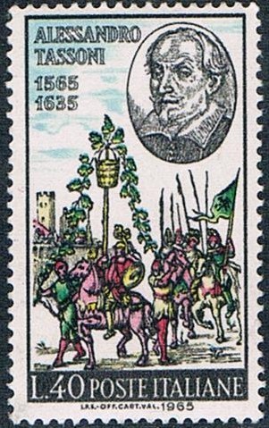 4º CENT. DEL NACIMIENTO DEL POETA ALESSANDRO TASSONI. Y&T Nº 927