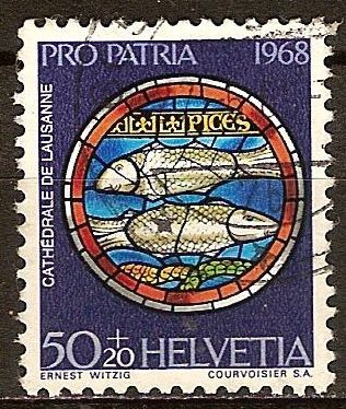 Pro Patria-vidrieras (Catedral de Lausanne).