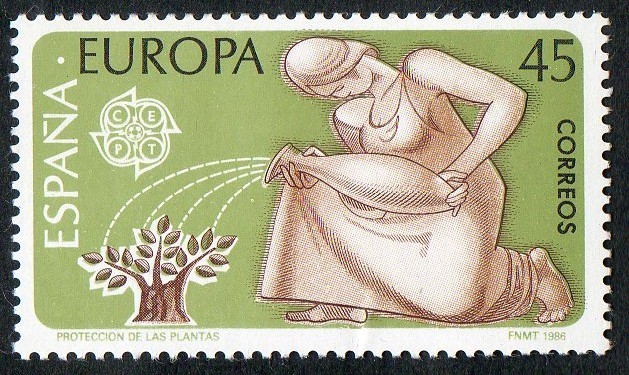 2848- EUROPA. ALEGORIAS DE LA PROTECCIÓN DE LA NATURALEZA  Y DEL MEDIO AMBIENTE.