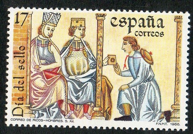 2857- DIA DEL SELLO. CORREO DE LOS RICOS HOMBRES.