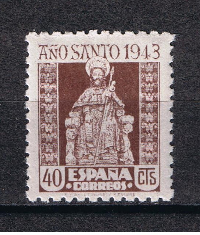 Edifil  962 Año Santo Compostelano. 