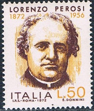 CENT. DEL NACIMIENTO DEL COMPOSITOR LORENZO PEROSI. Y&T Nº 1119