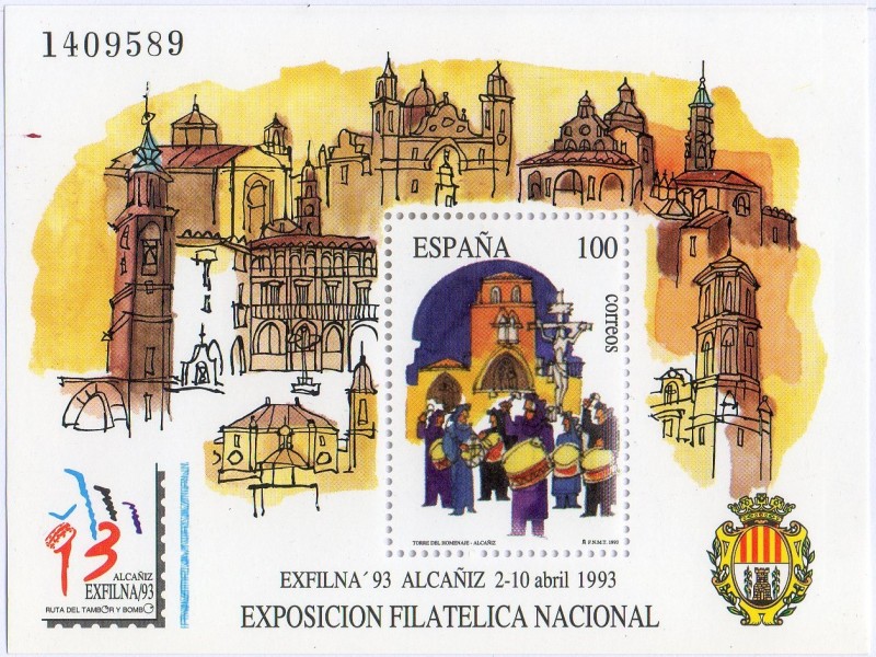 3249- Exposición Filatélica Nacional  EXFILNA '93.