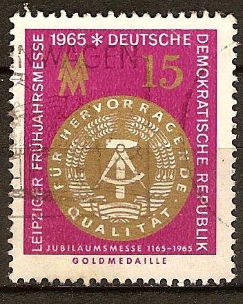 Leipzig Feria de Primavera 1965.Medalla de Oro (DDR).