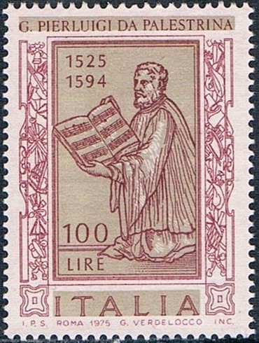 450º ANIV. DEL COMPOSITOR GIOVANNI PIERLUIGI DA PALESTRINA. Y&T Nº 1231