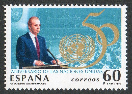 3382- Organismos Internacionales. 50º Aniversario de las Naciones Unidas.