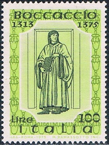 6º CENT. DE LA MUERTE DEL ESCRITOR Y HUMANISTA GIOVANNI BOCCACCIO. Y&T Nº 1252