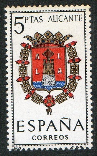 1408- Escudos de las capitales de provincias españolas. ALICANTE.