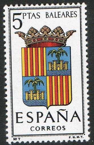 1412- Escudos de las capitales de provincias españolas. BALEARES.