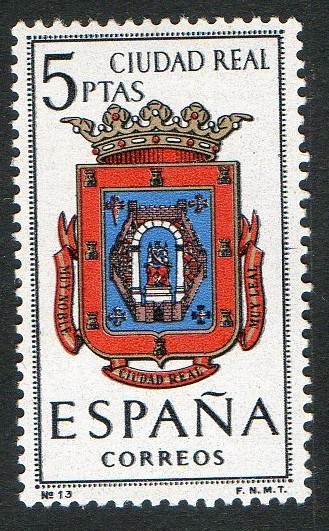 1481-  Escudos de las capitales de provincias españolas. CIUDAD REAL.