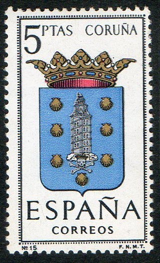 1483-  Escudos de las capitales de provincias españolas. CORUÑA.