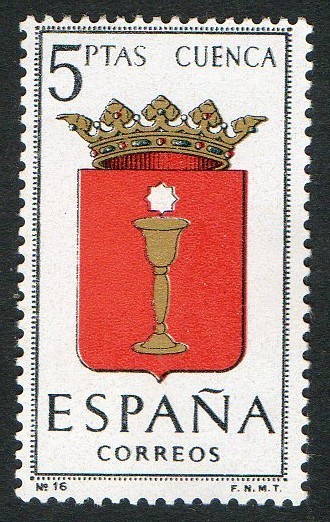 1484-  Escudos de las capitales de provincias españolas. CUENCA.