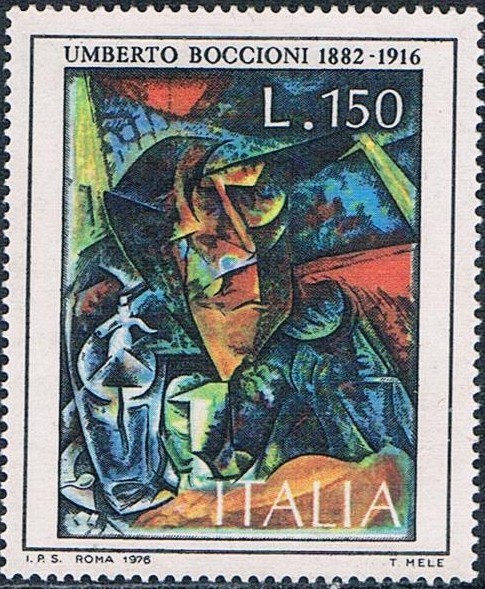 OBRAS DE ARTE. UMBERTO BOCCIONI. Y&T Nº 1266