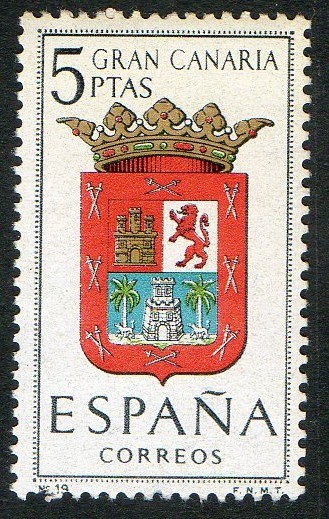 1487-  Escudos de las capitales de provincias españolas. G.CANARIA.