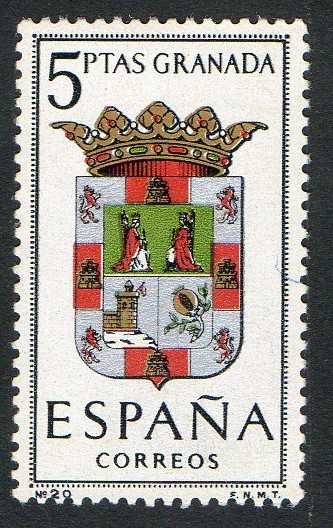 1488-  Escudos de las capitales de provincias españolas. GRANADA.