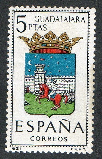 1489-  Escudos de las capitales de provincias españolas. GUADALAJARA.